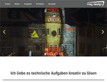 Tablet Screenshot of magdesign.ch